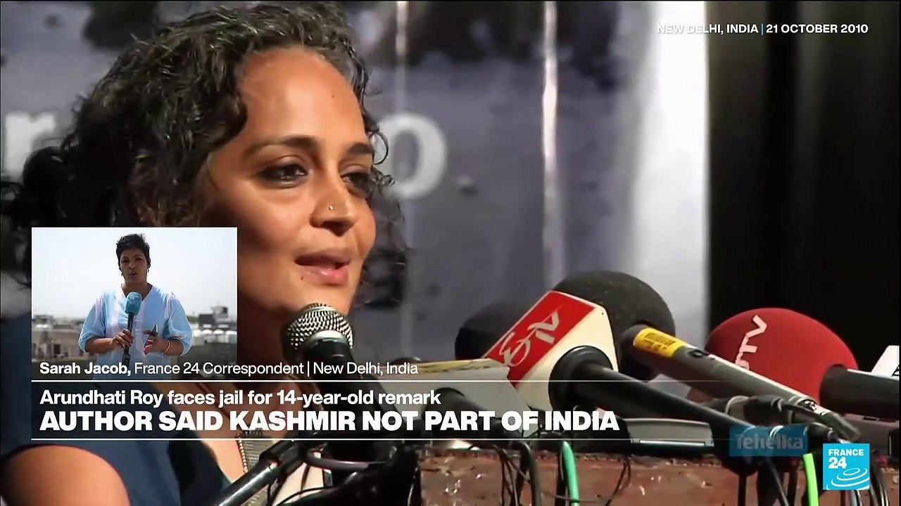 Indian author faces jail for 14-year-old Kashmir remark as Modi expands crackdown on critics