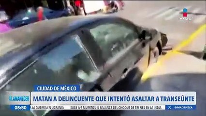 Presunto delincuente es abatido por la persona a la que intentó robarle