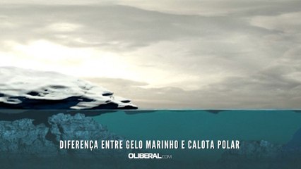 Diferença entre gelo marinho e calota polar