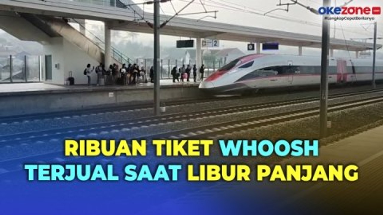 Arus Balik Liburan Panjang, Penumpang Whoosh Melonjak hingga 30 Persen