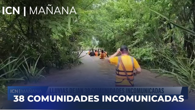 Lluvias dejan 38 comunidades incomunicadas