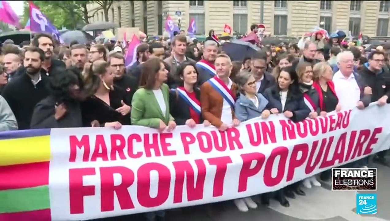 French snap elections: New left-wing alliance vows to 'remain united until victory'