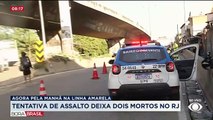 Tentativa de assalto a ônibus deixa dois mortos no RJ