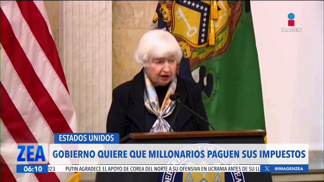 Estados Unidos quiere que los millonarios paguen sus impuestos