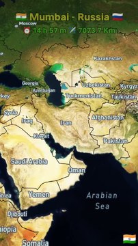 Mumbai to Russia flight Route Boeing 788 British Airways #flight #airplane #aviation #short #route