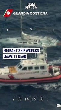Migrant shipwrecks off Italy leave 11 dead