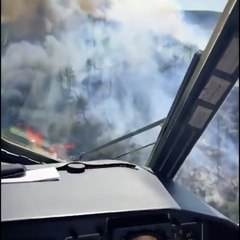 Çanakkale'de orman yangını! Boğaz trafiğe kapandı