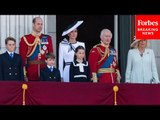 WATCH: Royal Family—Including Princess Of Wales—Attend Trooping The Colour Parade In London, U.K.