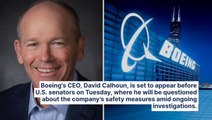 Boeing's CEO David Calhoun To Face US Senators' Questions On Plane Safety Amid Ongoing Investigations