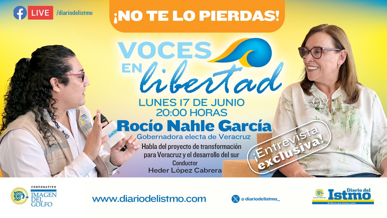  Voces en Libertad Entrevista a Rocío Nahle García  ️Conduce: Heder López Cabrera