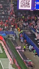 Türkiye - Gürcistan maçı öncesi kavga çıktı!