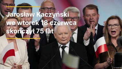 Jarosław Kaczyński we wtorek 18 czerwca skończył 75 lat