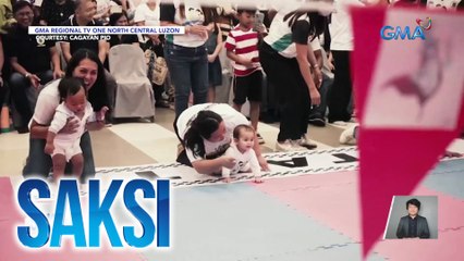 Mga sanggol, nagkarera kasama ang kanilang mga daddy | Saksi