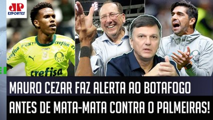 "Isso É BEM PERIGOSO pro Botafogo contra o Palmeiras, gente! O Textor está..." Mauro Cezar ALERTA!
