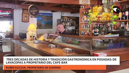 Tres décadas de historia y tradición gastronómica en Posadas: De lavacopas a propietario del café-bar