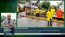El Salvador mantiene alerta roja por intensas lluvias