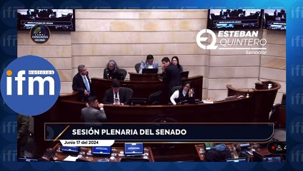 Senador Estaban Quintero replica afirmaciones de Isabel Zuleta