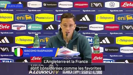 Italie - Raspadori : "On peut faire mal à l'Espagne"