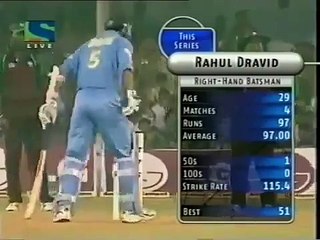 RAHUL DRAVID 109 vs West Indies  _ 4th ODI 2002