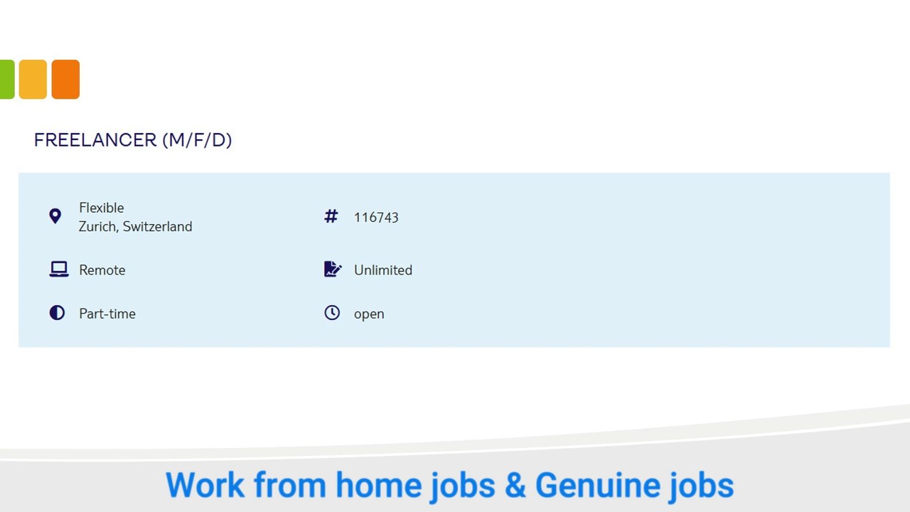 Work From Home/Remote Job | 18