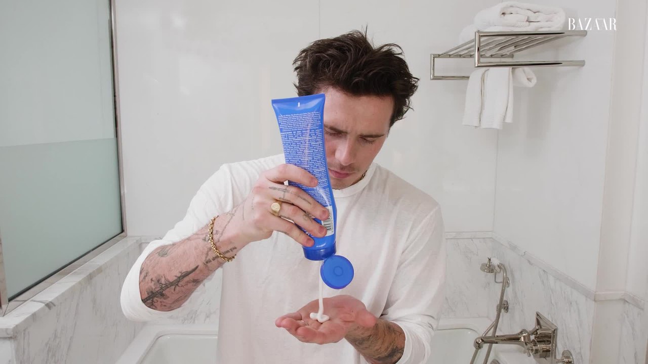 Brooklyn Peltz Beckham Shares His No Nonsense Skincare Routine | Go To Bed With Me | Harper's BAZAAR
