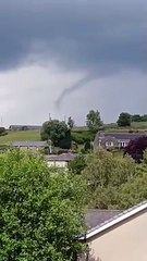 Amazing footage of what looks like a tornado in Trawden this afternoon
