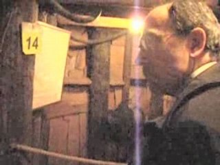 L'Archevêque de Lyon visite le musée de la mine (1)