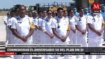 Celebran 58 años del Plan DN-III, operativo para atención ante desastres naturales o humanitarios