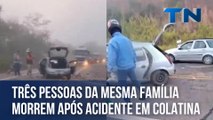 Três pessoas da mesma família morrem após acidente em Colatina