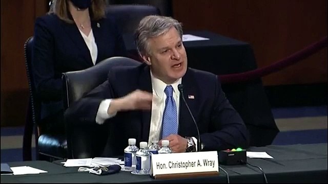 COMPANIES ALLOW US ACCESS' Wray FALLS ON HIS FACE with FOOLISH 'tracking' confession to Josh Hawley