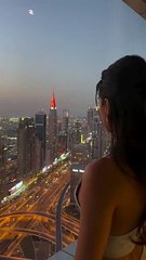 Do you like heights? ✨ Enjoying the breathtaking city view from above.  .