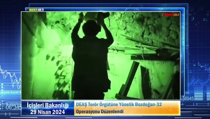 DEAŞ Terör Örgütüne Yönelik Bozdoğan-32 Operasyonu Düzenlendi
