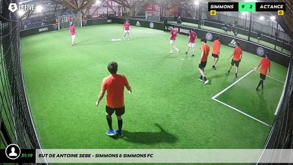 But de Antoine Sebe - SIMMONS & SIMMONS FC