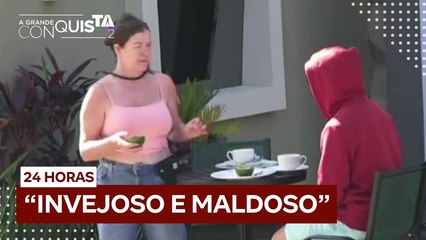 Download Video: ‘Invejoso e maldoso’: Geni afirma que Fê quis colocar conquisteiros contra ela | A Grande Conquista