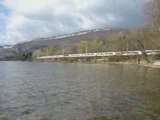 Eurostar au Lac du Bourget (Savoie)