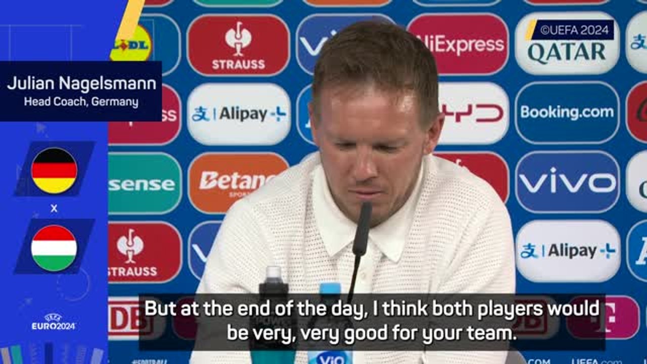 Bellingham and Musiala could become the new Messi and Ronaldo - Nagelsmann