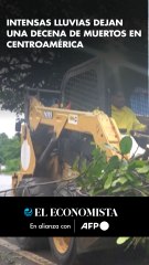 Fuertes lluvias en Centroamérica dejan al menos 10 muertos 🌧️