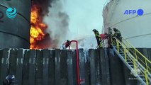 Incendio en refinería de petróleo en Rusia tras ataque con drones ucranianos