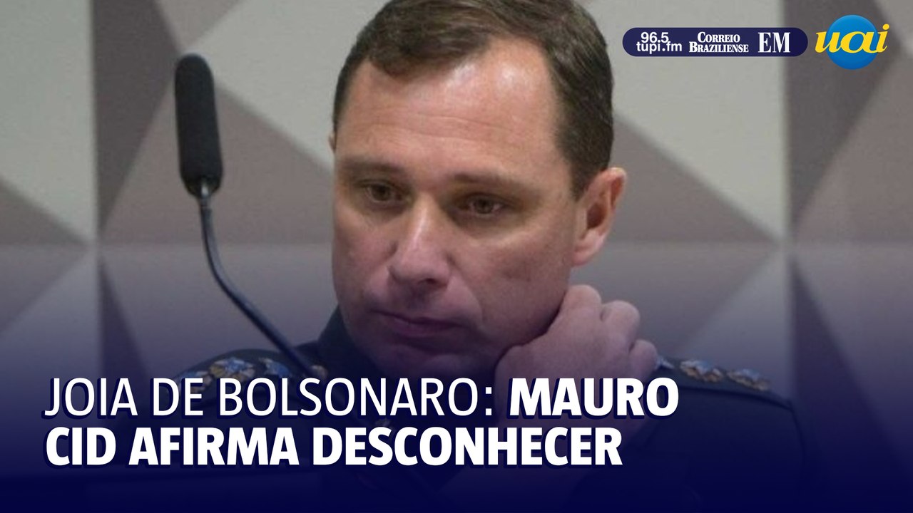 Mauro Cid nega conhecimento sobre comercialização de nova joia nos EUA