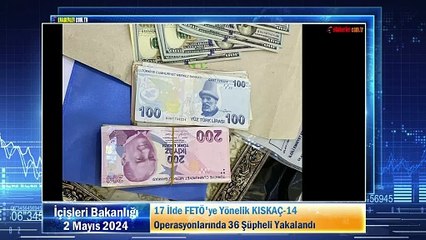 17 İlde FETÖ'ye Yönelik KISKAÇ-14 Operasyonlarında 36 Şüpheli Yakalandı