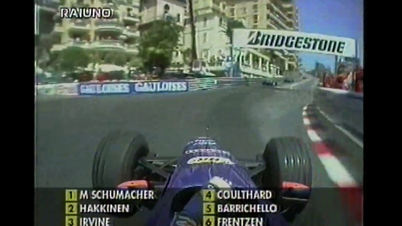 GP Monaco 1999 (RAI . ITA) - Altro onboard di Olivier Panis