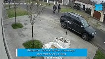 Dramático asalto a una mujer en La Plata: la tiraron al piso y le pegaron