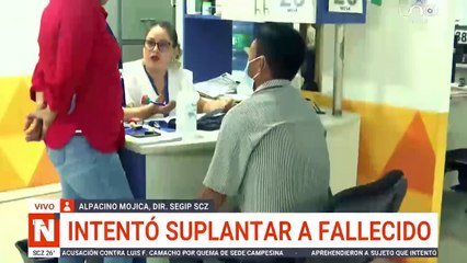 intentó suplantar a fallecido
