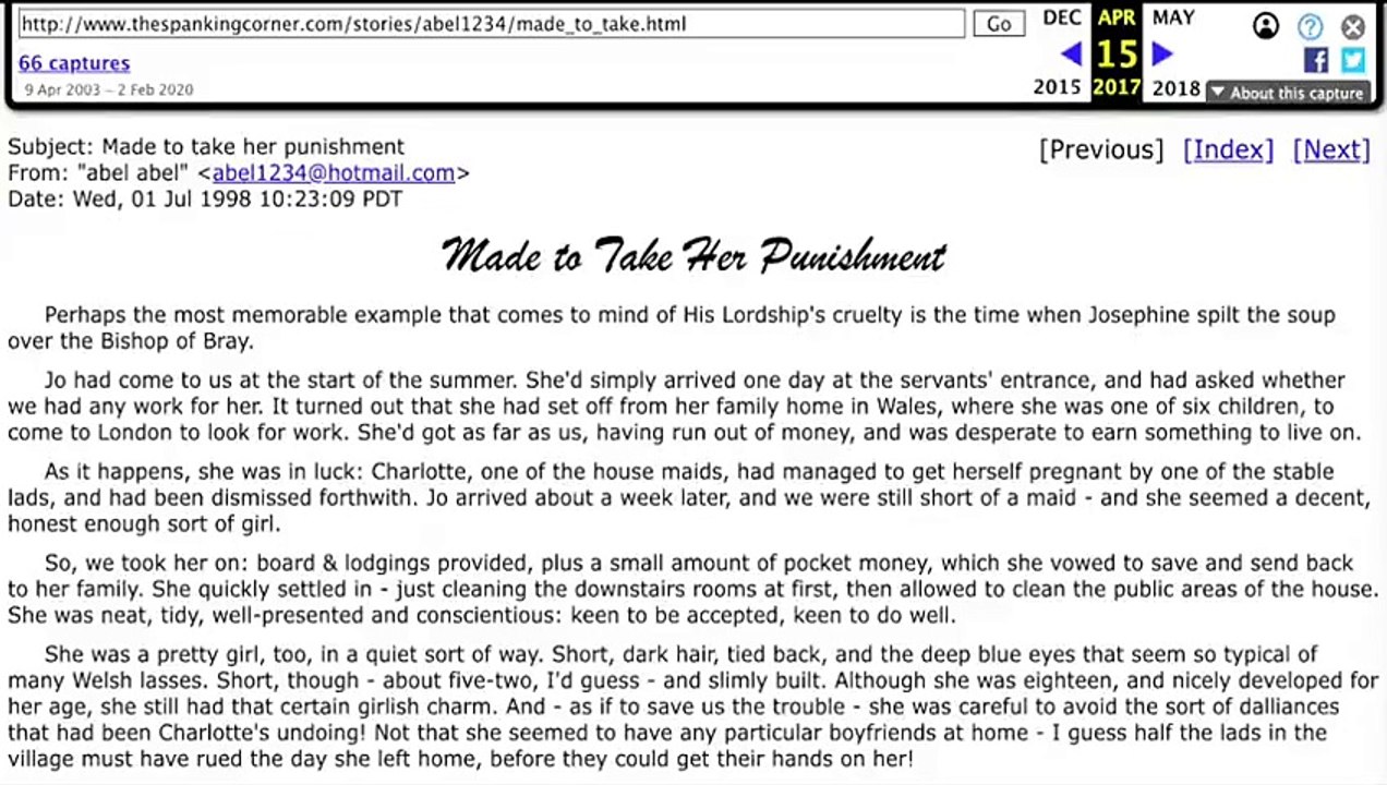Made to Take Her Punishment by Abel Abel