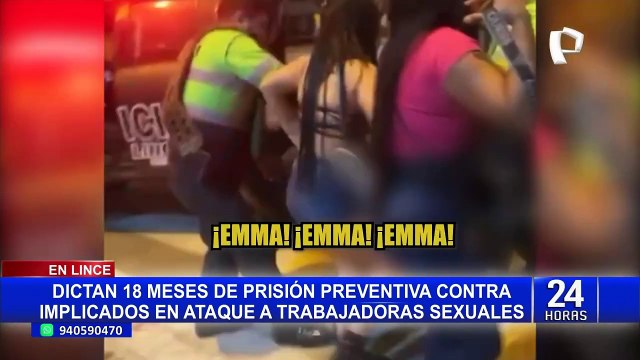 Dictan 18 meses de prisión preventiva para acusados de balear a trabajadoras sexuales en Lince