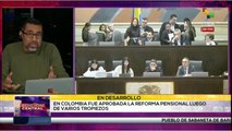 Colombia aprueba la reforma pensional