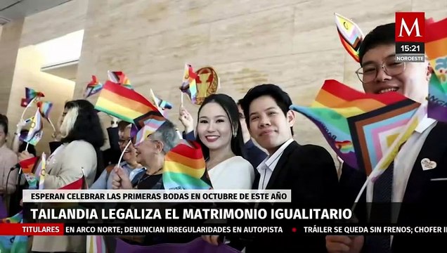 Tailandia se convierte en el primer país del sudeste asiático en legalizar el matrimonio igualitario