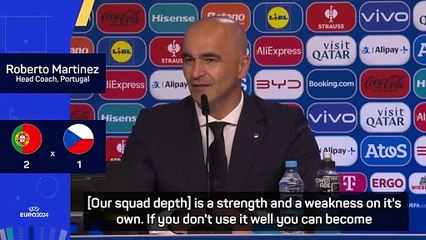 Portugal's unity vital for Martinez in Czechia win