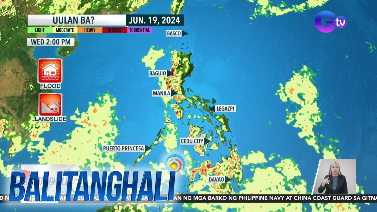 Ang mga lugar sa bansa na uulanin ngayon, mas dumami dahil sa Habagat | Balitanghali