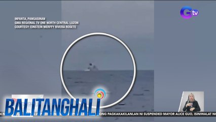 Hinihinalang Chinese vessel, namataan sa baybayin ng ilang mangingisda | Balitanghali
